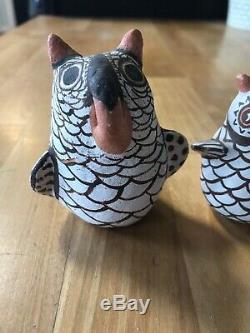 Native american pottery / Zuni Owls (3)