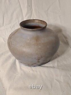 Navajo Native American Hand Etched Clay Pot Pottery Signed P. Savage withArrowhead