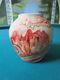 Nemadji Indian Pottery Native Clay Vase Swirled No By American Indians 77d