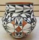 Nice 8 Hand Crafted Signed Acoma Native American Indian Pottery Bowl Pot