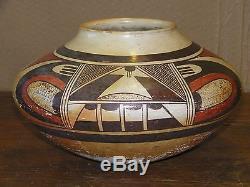 Old Native American Indian Hopi Mesas Pueblo Pottery Bowl