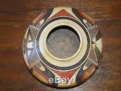 Old Native American Indian Hopi Mesas Pueblo Pottery Bowl