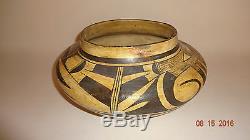 Outstanding Old 1920 Native Hopi Indian Pottery 13 Seed Jar