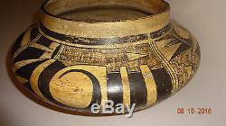 Outstanding Old 1920 Native Hopi Indian Pottery 13 Seed Jar