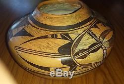 Outstanding Old 1920's Or 30's Native Hopi Indian Pottery 7.25 Seed Jar