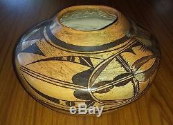 Outstanding Old 1920's Or 30's Native Hopi Indian Pottery 7.25 Seed Jar