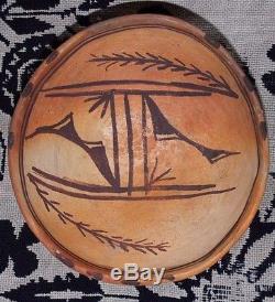 Old 1900 Hopi Pottery Bowl