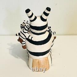 PUEBLO POTTERY-STORYTELLER KOSHARE'S by ROBIN MALY NATIVE AMERICAN 5 3/4 TALL
