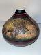 Paul Lansing Navajo Pottery Hand Crafted Pot With Buffalo