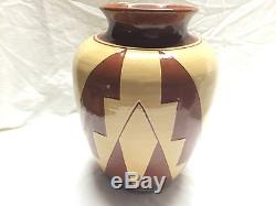 Pine Ridge Sioux Pottery Vase 8.5 tall O. Cottier