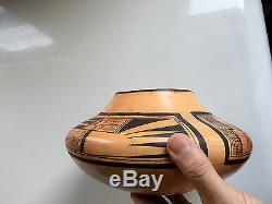 Pottery Bowl Native Hopi American Pot
