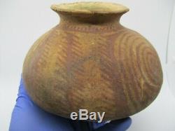 Pre-Columbian Hohokam Pottery Olla Pot Native American Artifact 5.25 x 7.25