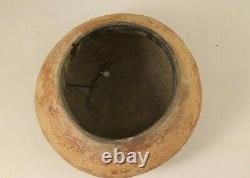 Pre-historic Native American Anasazi Hand Coiled Pottery Bowl