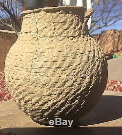 Prehistoric Native American Anasazi Corrugated Cooking Pot