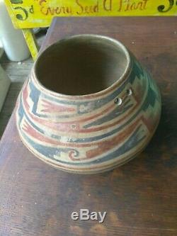 Prehistoric Native American Casa Grande Paquime Polychrome Pottery Jar