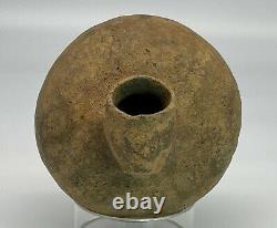 Prehistoric Native American Mississippian Effigy Pottery Vessel
