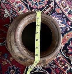 Primitive Native American Earthenware Pottery Vessel From Jalisco
