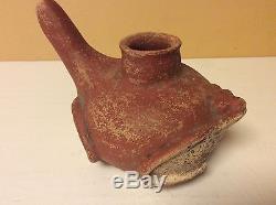 Quapaw frog pot native american indian 6 long mississippian pottery