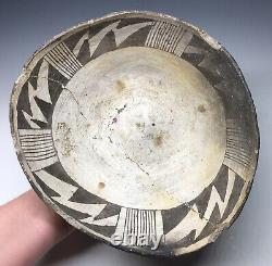 RARE Ancient Anasazi Chaco Native American Warp Form Pouring Bowl Pottery