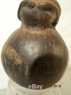 RARE! EARLY MOUND BUILDERS EFFIGY POT possibly a copy
