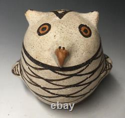 RARE Maria Z. Chino Owl Acoma Native American Pottery Figurine Pueblo Art