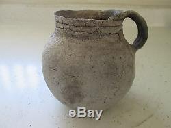 RARE prehistoric Anasazi corrugated pitcher-MINT! AS-FOUND