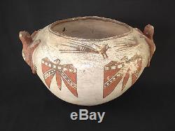 REDUCE! Large Zuni Pottery Frog Jar, Southwest Native American Indian, c. 1890