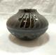 R Diane Martinez Black Pot Handmade Native American Pottery #1 Artist Vintage
