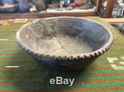 Rare Caddo/Mississippian Native American Indian Pottery Bowl #020