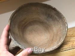 Rare Huge 10 1/2 Arizona Native American Indian Hohokam Anasazi Pottery Bowl Pot
