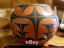 Rare Hugh 16 Santo Domingo Native American Pottery Pot Jar Olla Robert Aguilar