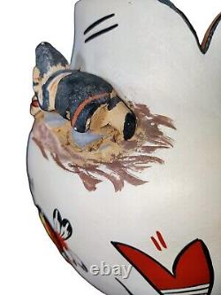 Rare Jemez Pottery Sandia Signed Vintage Pueblo Pottery Vase Native American