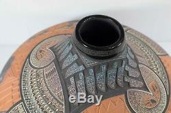 Rare Marvin Balckmore Amazing Native American Large Pottery vase