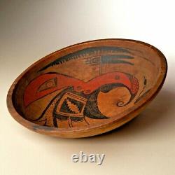 Rare Nampeyo Hopi Trade Wood Bowl 1920's