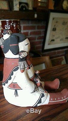 Rare San Ildefonso Cochiti Pueblo Pottery Storyteller Rose M. Brown