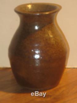 Rare Three Tribes Pottery Vase, Native American Pottery North Dakota, Signed