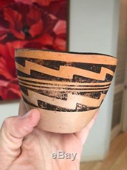 Rare Vintage Native American Tribal Pueblo Pottery Bowl Jar