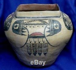 Replica Vintage Antique Circa 1890 1930's Hopi Indian Style Pottery Jar