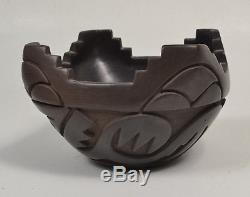 Reycita Cosen Santa Clara Pueblo Native American Pottery Bowl