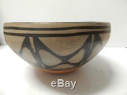 Robert Tenoria Santo Domingo Pueblo Indian Pottery Chili Bowl Pot Thunderbird
