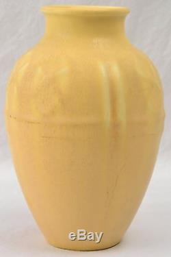 Rookwood Pottery Vase, 1934 Mustard Native American Geometric Vase #6464