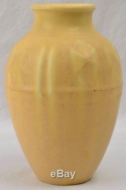 Rookwood Pottery Vase, 1934 Mustard Native American Geometric Vase #6464