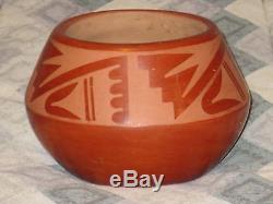 Rose Gonzales San Ildefonso Native American Large Pottery Bowl