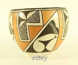 SIGNED MRY LEWIS ACOMA Polychrome Jar Acoma Pottery Pueblo New Mexico