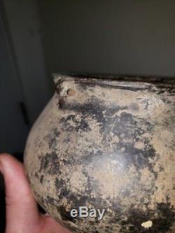 SOLID Native American Pottery Vessel Arkansas Mississippian Authentic No Resto