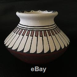Santa Clara Polychrome Vase by Minnie Vigil