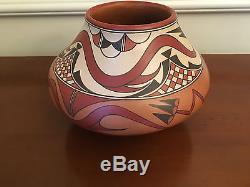 Santa Clara Pottery Double Avanyu by Lois Gutierrez Native American