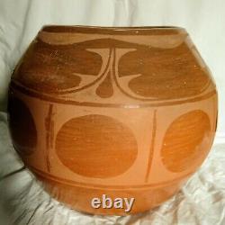 Santo Domingo Large Pottery Jar By Rafaelita Aguliar
