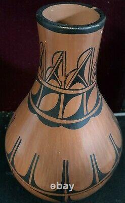 Santo Domingo Native American Pottery Vintage- Signed Marie E Coriz