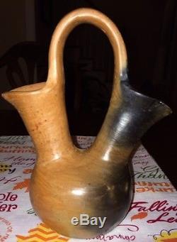 Sara Ayers Catawba Indian pottery Wedding Vase Mint Large